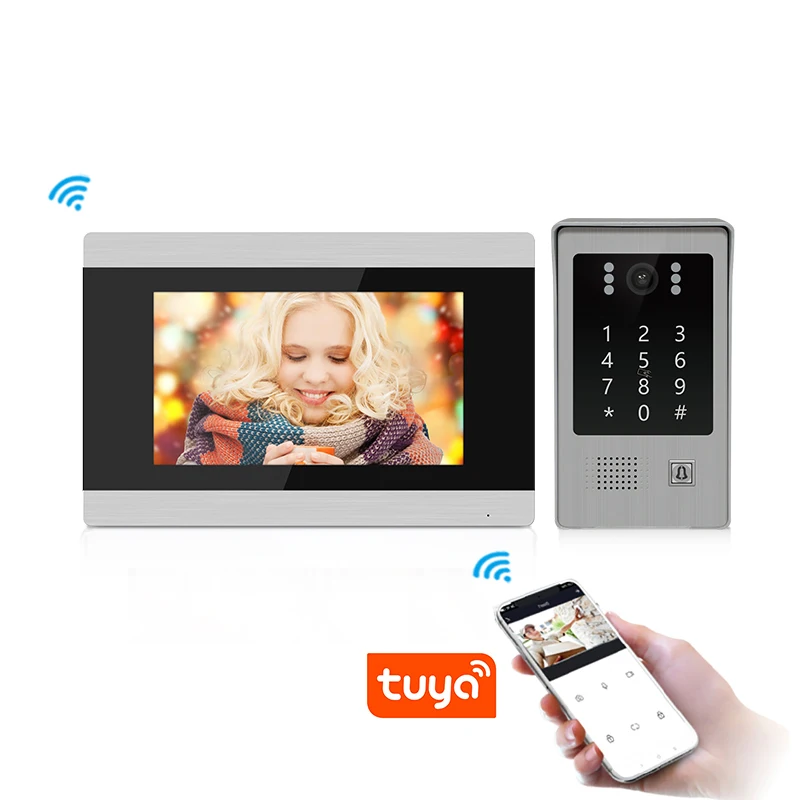 1080p IP65 Waterproof Video Intercom WiFi Network Video Door Phone