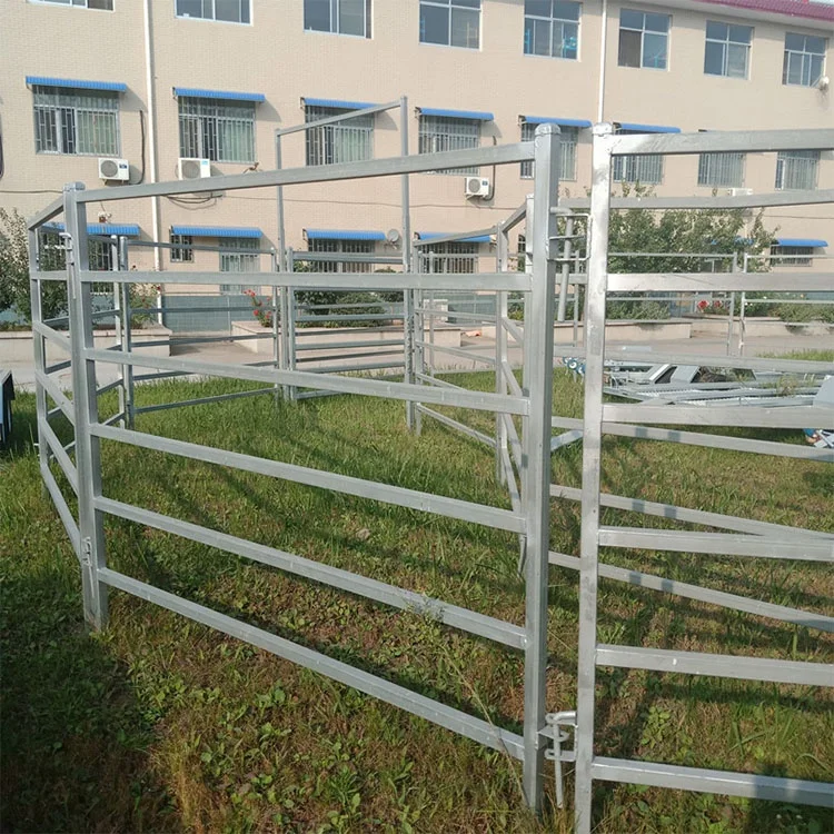 2023 Hot Selling 12 Ft Heavy Duty Livestock Cattle Corral Fence And Horse Round Pen Panels China factory wholesale