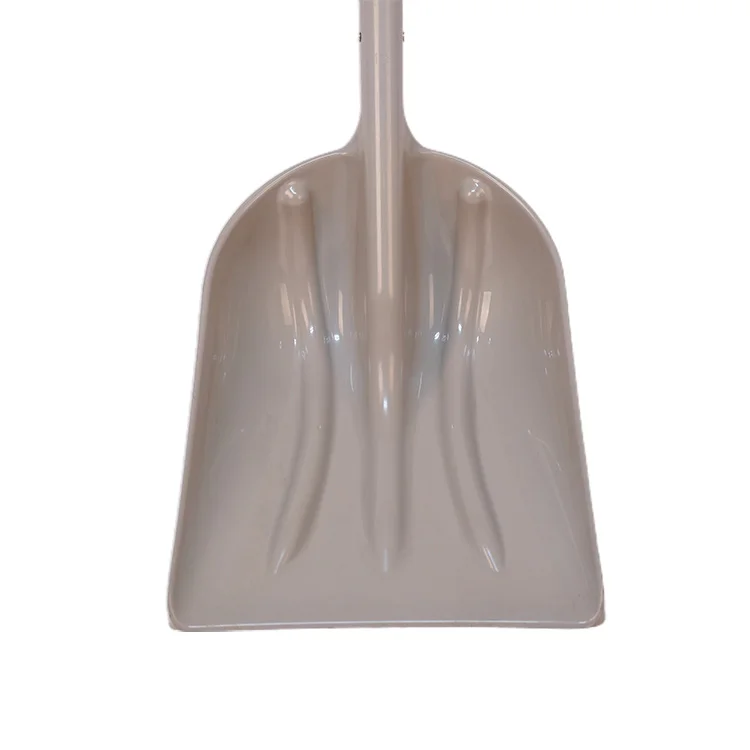 Heavy duty Plastic Snow Shovel Snow Removal Scoop Shovel Grain Scoop Farming Shovel with Wood Handle