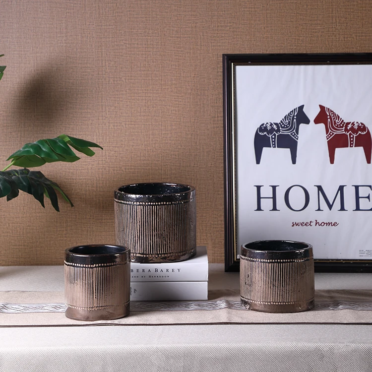 Popular items indoor outdoor succulent planter garden supplies home decor clay flower pots for green plants