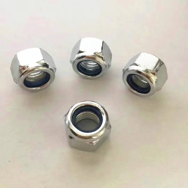 DIN985 DIN982 China Manufacturer Galvanized M8 M10 M12 Nylock Nut Nylon Insert Lock Nut