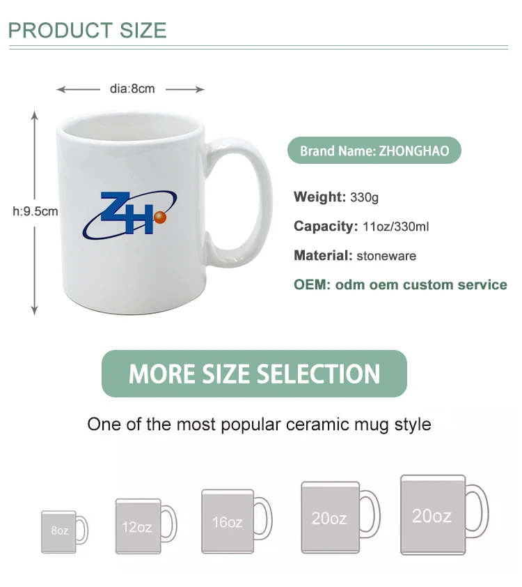 11oz Color Changing Mug Wholesalcustomizedblimation Magic Mug Mugs Modern Sustainable Business Gifts for 1 Users