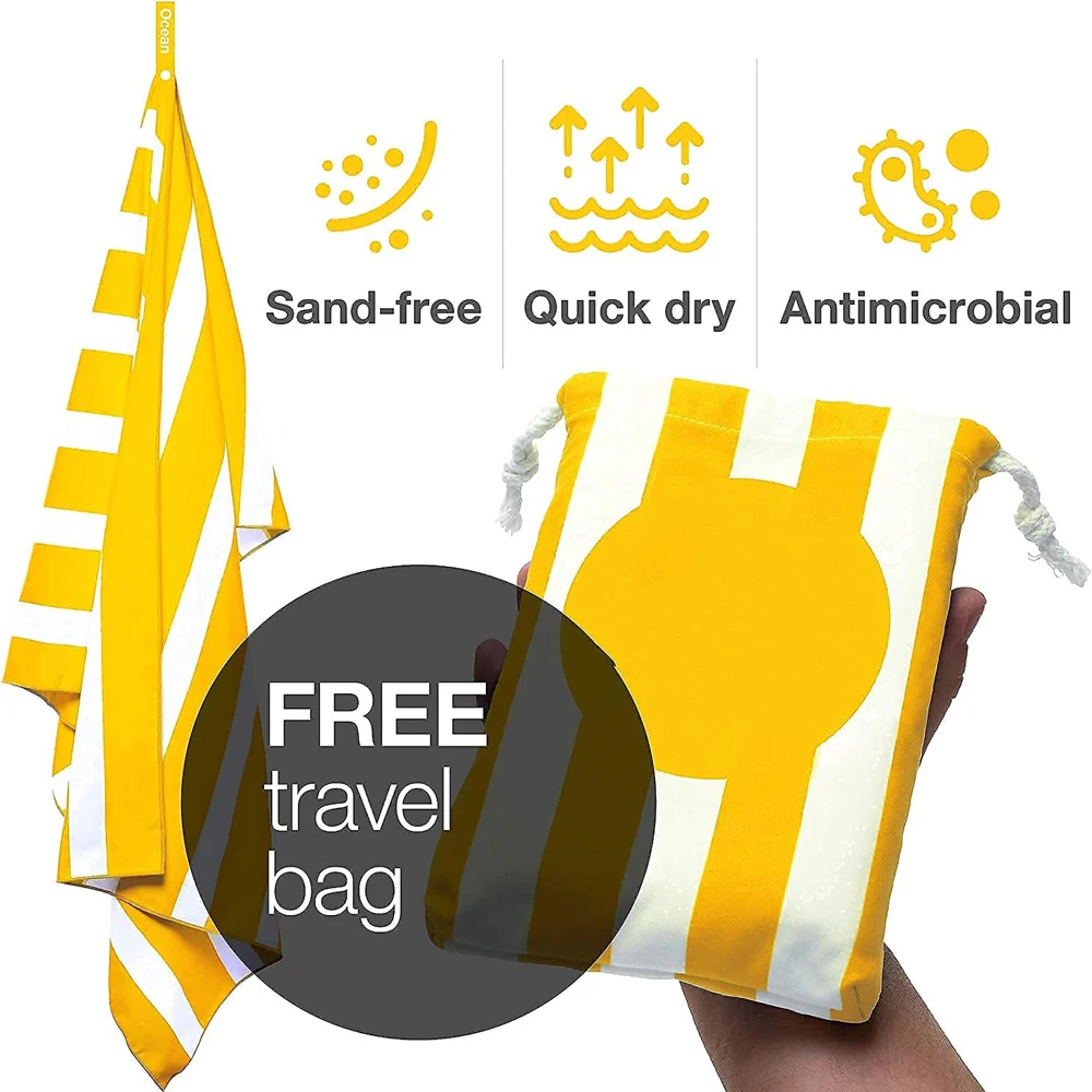 FREE SAMPLE Adventure Day Large Bundle Ocean Dry Bag Ocean Microfiber Beach Towel  Ocean Hydro Bottle