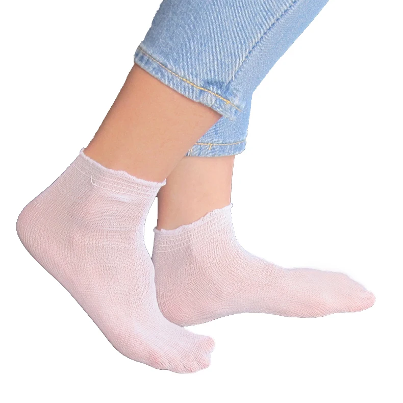 wholesale cheap breathable disposable tube socks one time use thin socks for  bowling skating rink school and entertainment