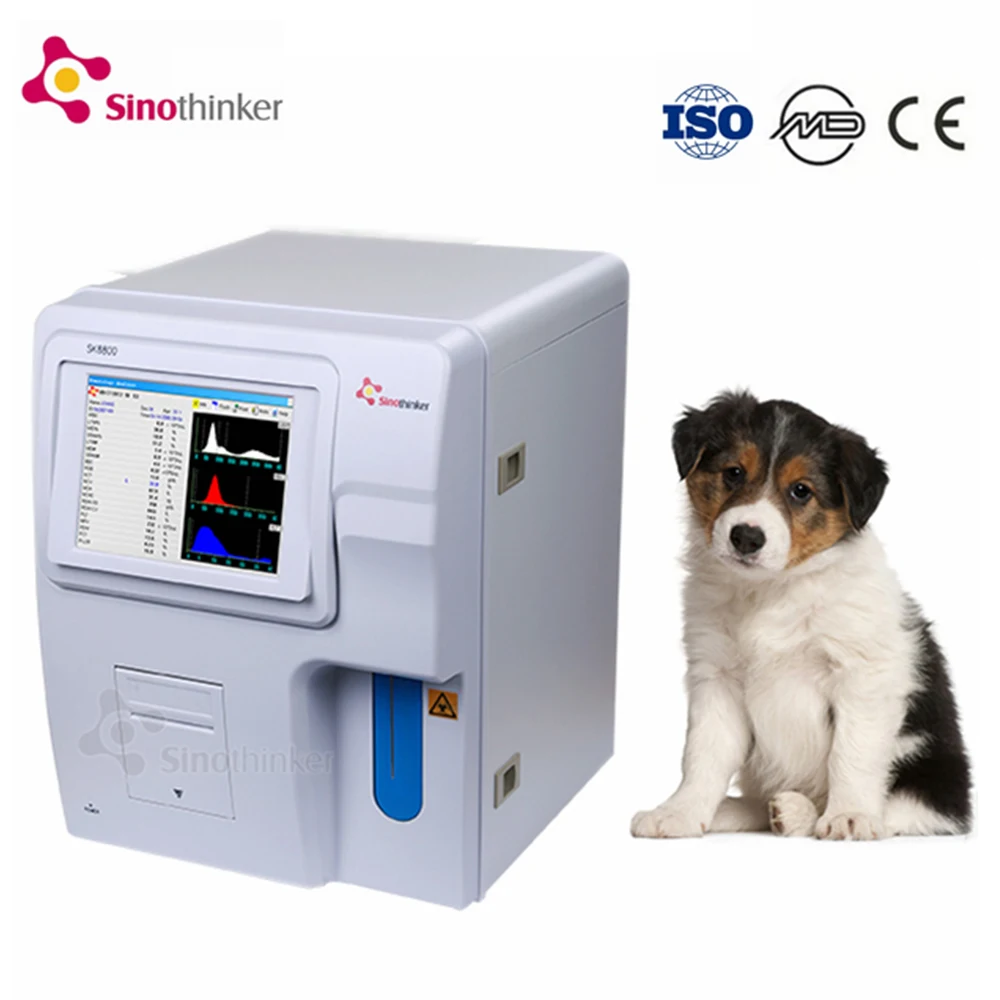 Vet Veterinary Full Auto Hematology Analyzer Blood Analysis System Free Spare Parts Open System
