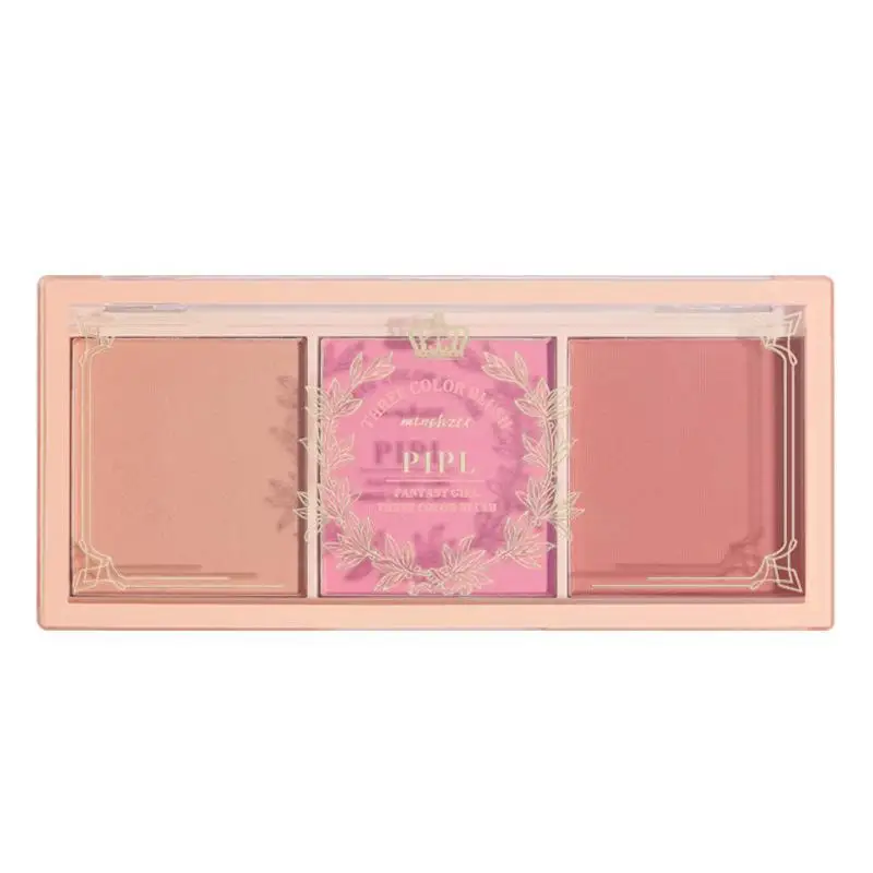 Factory Supplier Wholesale Vegan Cruelty-Free Pressed Powder Palette Cheek Tint  Make Up Blush Palette