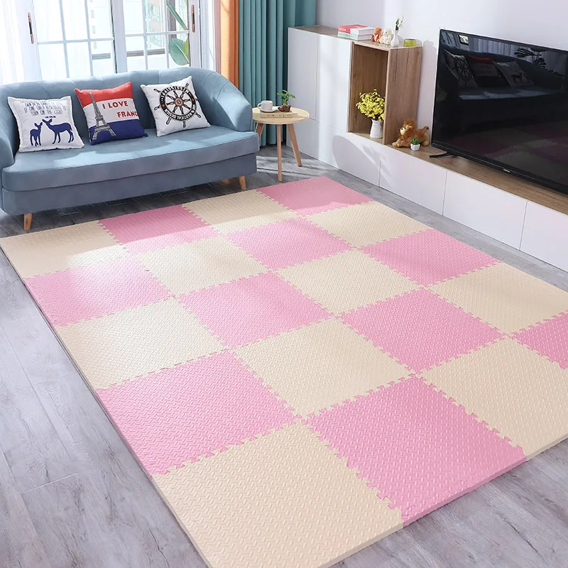 Wholesale Multicolor Cushion Hard Floor Surfaces In Playrooms 60x60x1.2cm Eva Foam Puzzle Mat