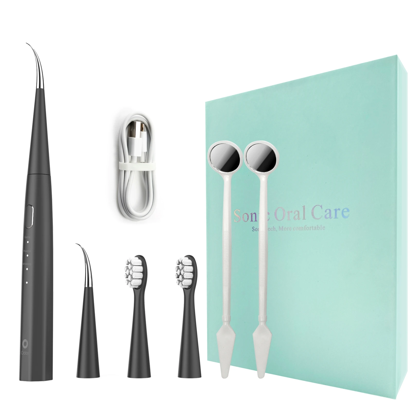 Portable Home Use Handheld Ultrasonic Electric Dental Scaler Tooth Cleaner Remover Calculus Plaque Teeth Dental Cleaner