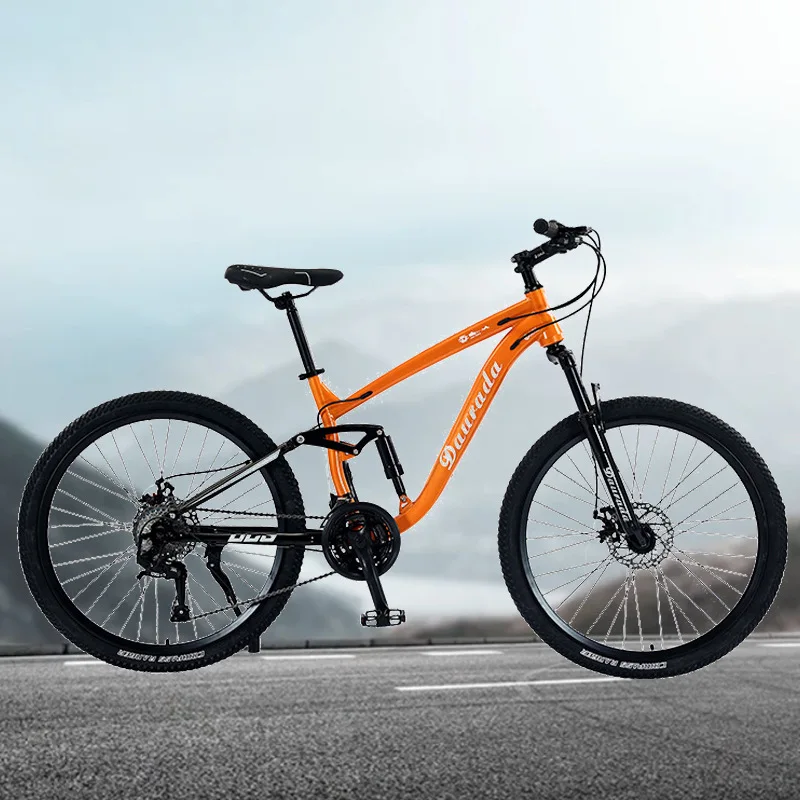 26 Inch 27 speed full shockingproof frame disc brake cycle mountain bikes adult bike