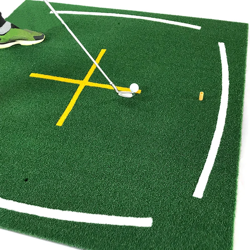 2022 new portable double batting mat double batting mat course teaching batting mat golf supplies