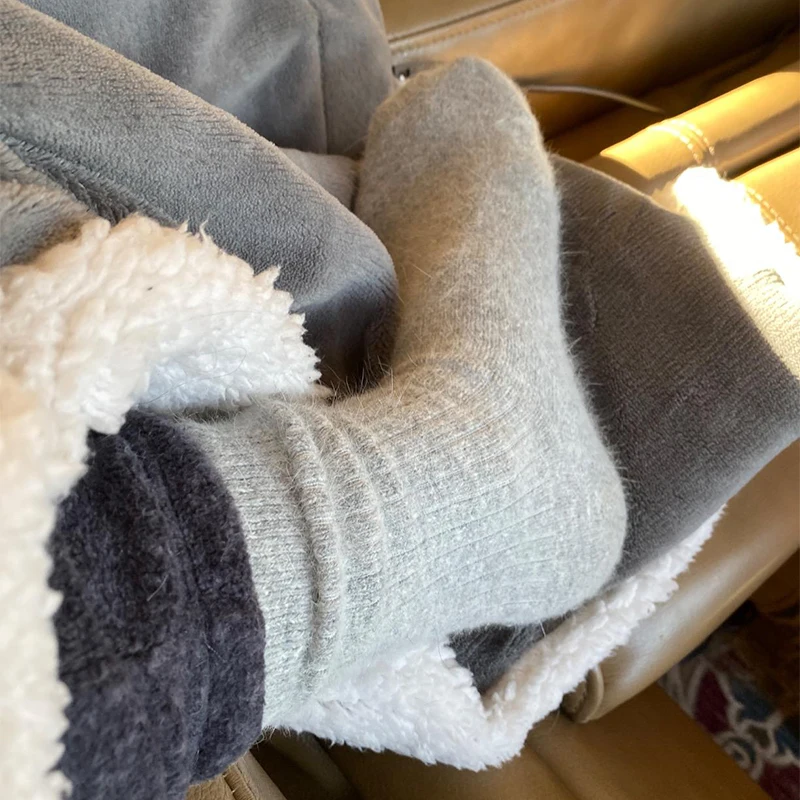 Thermal Angora Wool Socks  For Men And Women