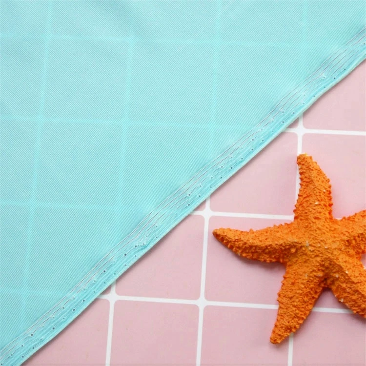 Hot sale 180gsm blue super poly spandex elastic tent fabric