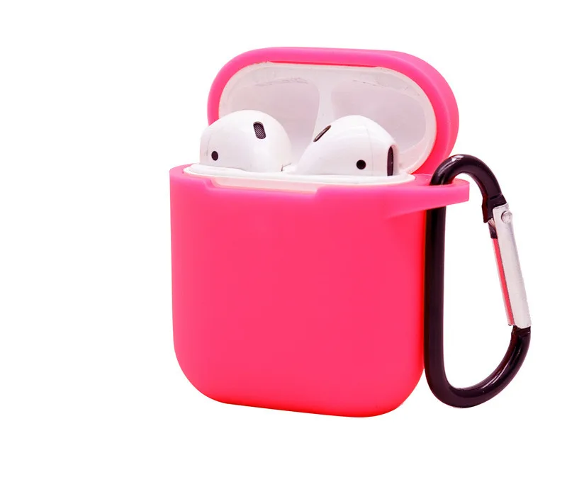 Оптовая продажа Силиконовый противоударный защитный чехол bluetooth наушники чехол для AirPod