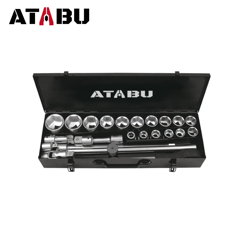ATABU Top Quality 24 Pcs 3/4' Dr. Socket Set