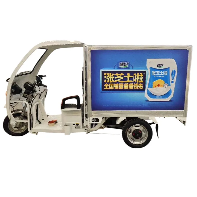Best Refrigerator Three Wheel Mini Truck Electric Tricycle With Cargo Box