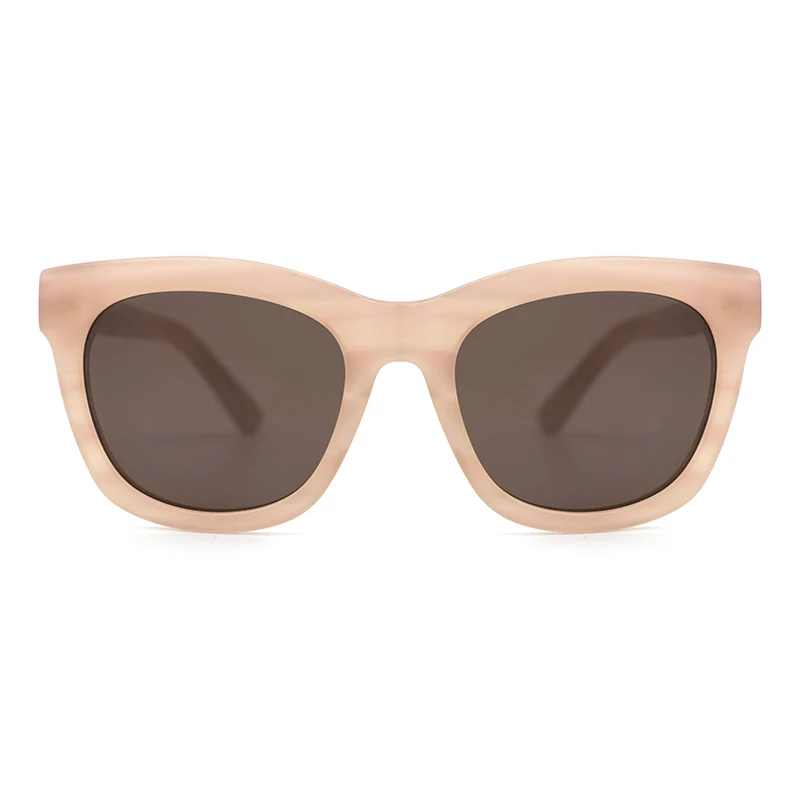 Пользовательская Толстая ацетатная оправа Роскошные прямоугольные женские поляризационные итальянские экологически чистые ацетатные солнцезащитные очки