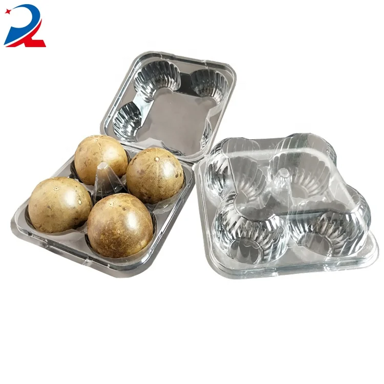 Hot sale blister pack dumpling tray plastic transparent tray plastic
