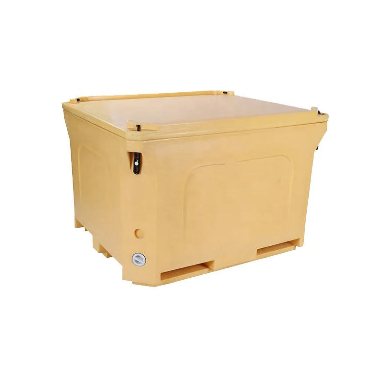Large 1000Liters Super Good Cooling Effect Cooler Box  Commercial food Grade Insulated large storage bins