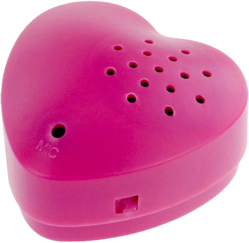 Recordable Voice Recording Box Heartbeat Recorder valentine gift mini toy voice recorder heartbeat bear