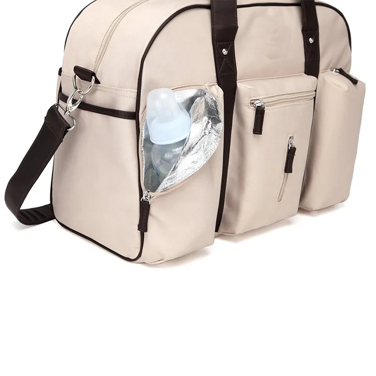 High-capacity Polyester travel bag baby tote bag single-shoulder cross mommy handbags