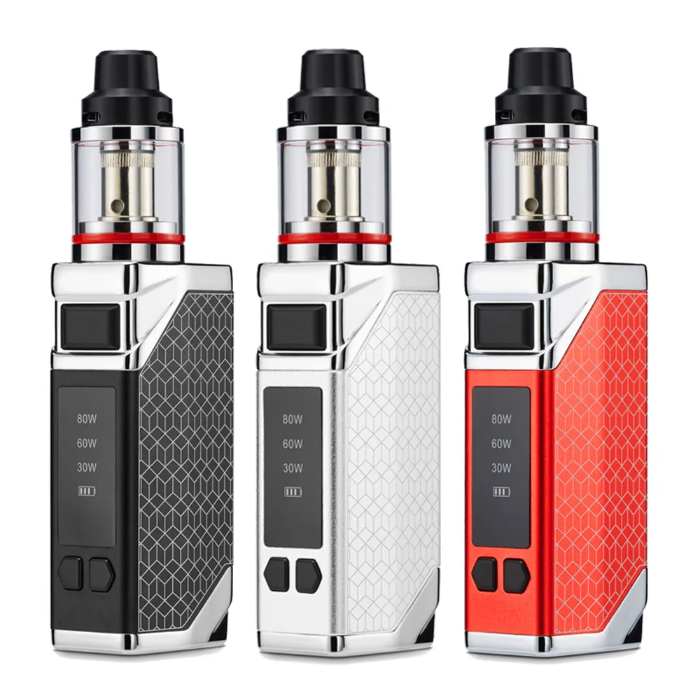 
OEM hot sale 20W 80W Adjustable vape mod box Kit Cigarettes Electronic Smoke Vaporizer Vaping Avenger Pod with 2200 mAh Battery 