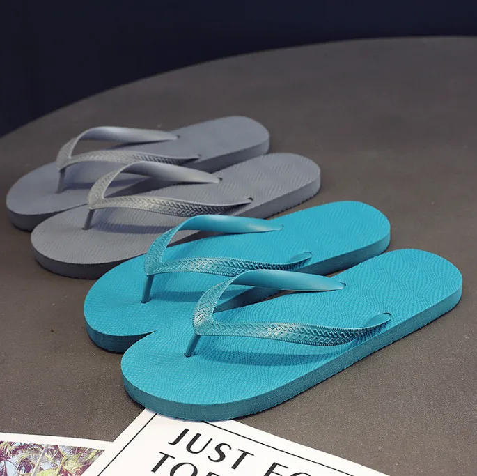 2023 new design slippers flip flop for men Summer Rubber Beach Bathroom Shower Cheap Slides Flip Flops