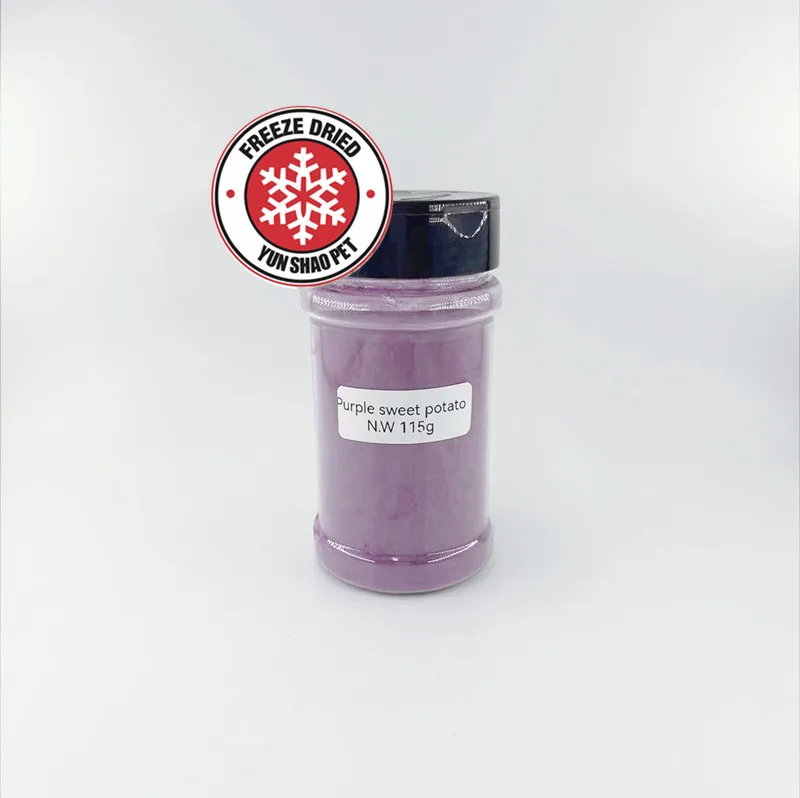 Freeze Dried powder for pet vegan food vegetables & fruits powder spinach flavor  pet treats for dogs and cats with LOW MOQ