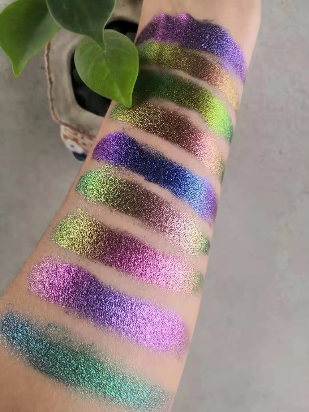 Chrome chameleon pigments powder chameleon pigment for nails polish