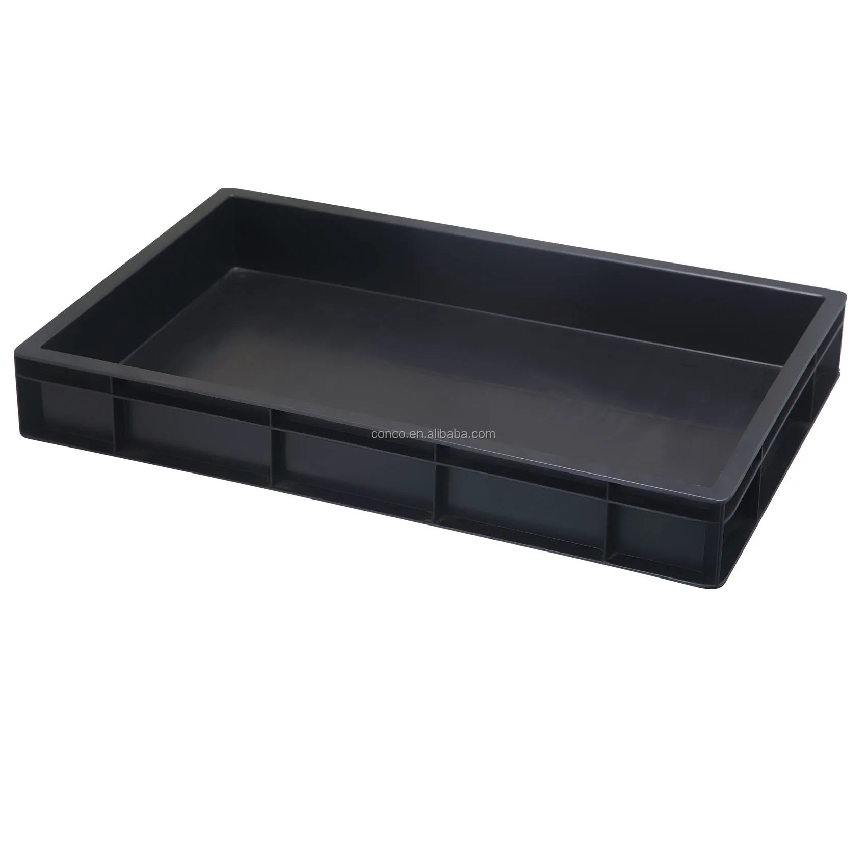 ESD black electronic components antistatic tray conductive tray for pcb 225*165*37mm