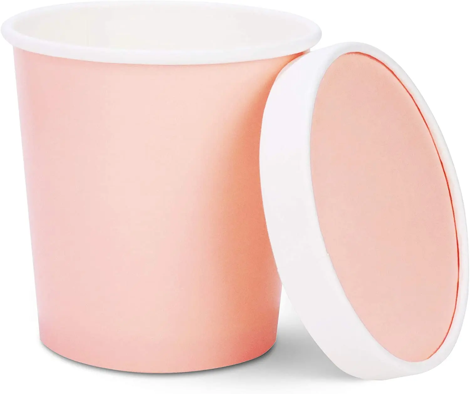 Ice Cream Containers With Lids - 16 oz Pint Ice Cream Storage Container for Homemade Icecream. Freezer-Safe Tub with Lid Protect