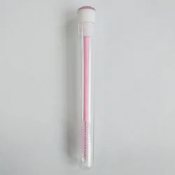 Reusable tube eyelash brush disposable lash wands glitter make up brushes mascara lash wand