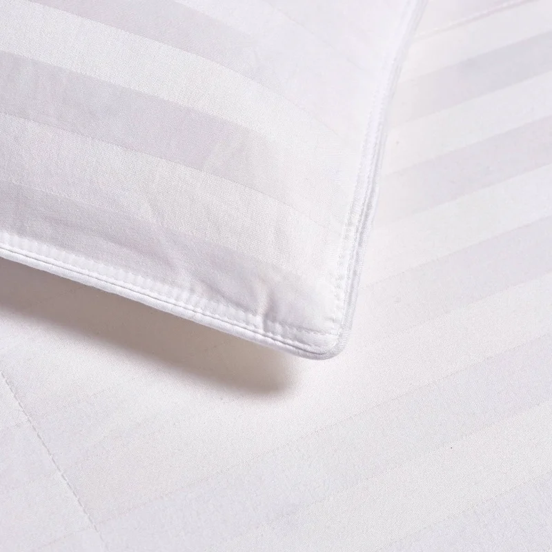 Роскошное Одеяло из 100% органического хлопка с Дамасским узором в полоску пододеяльник наполнителем и перьями большого размера на заказ для