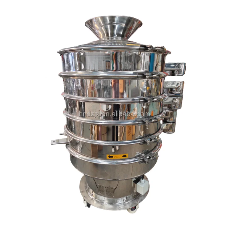 DZJX 2024 hot vibrating screen pepper powder vibrating sieve pet bran Fine screening  for removing impurities  food industry