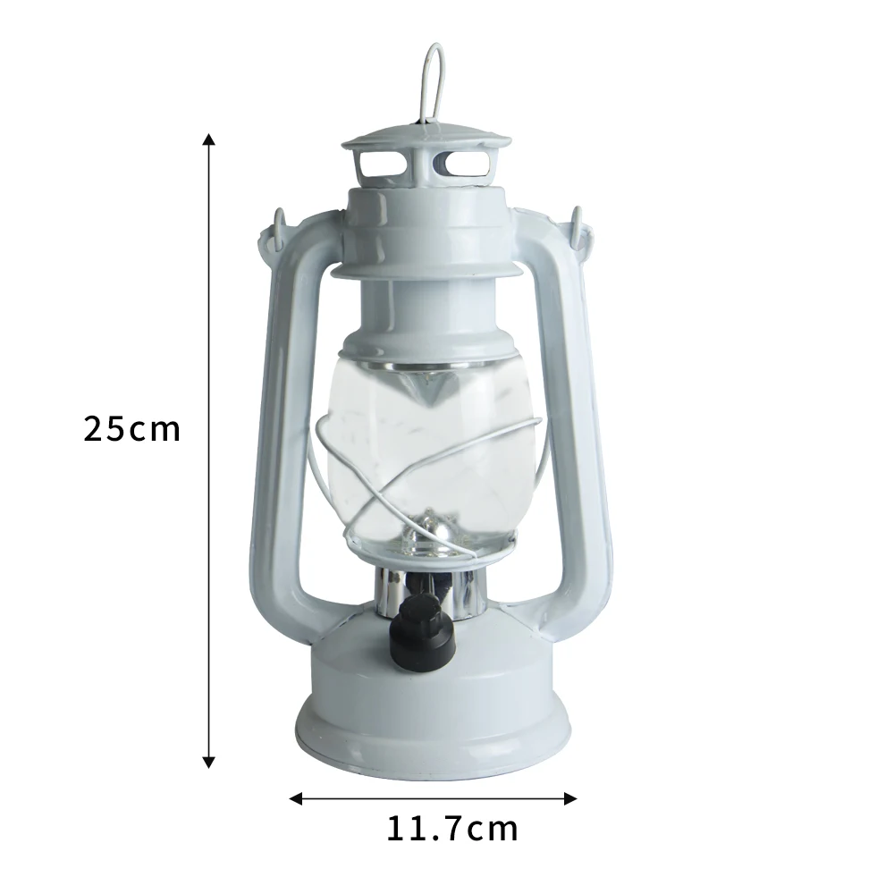 PL2012 Outdoor Waterproof Battery Portable Oil Lamp Vintage Style Kerosene LED Camping Lantern Light LED Lantern