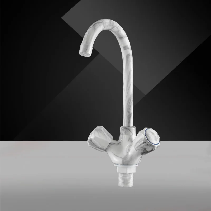 green water drop plastic food grade material sink faucet kitchen faucet pp plastic taps
