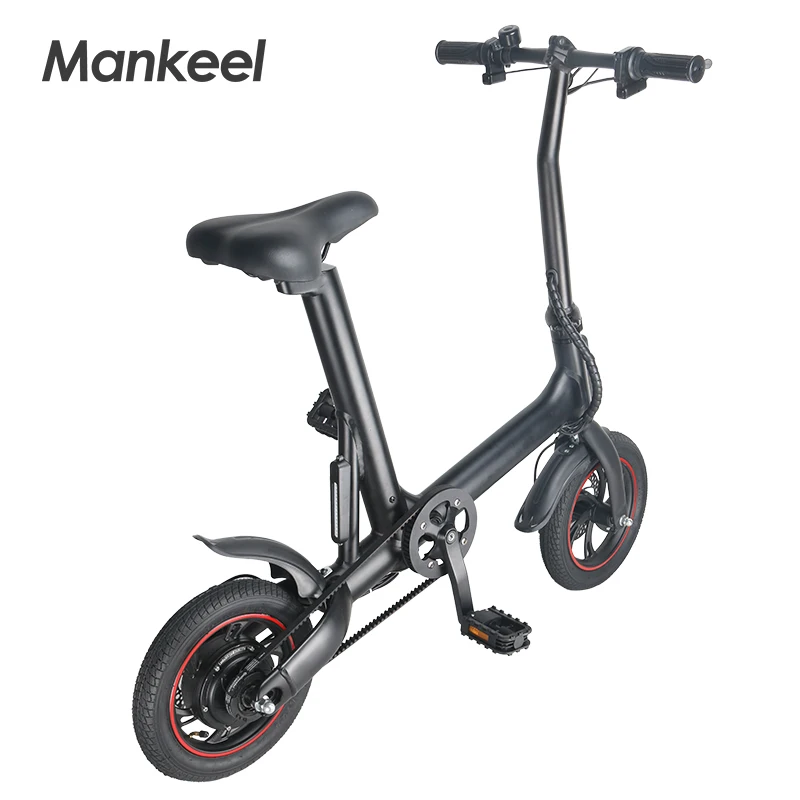 Mankeel 12 inch foldable electric bike 350w folding ebike hidden battery folding electric bicycle
