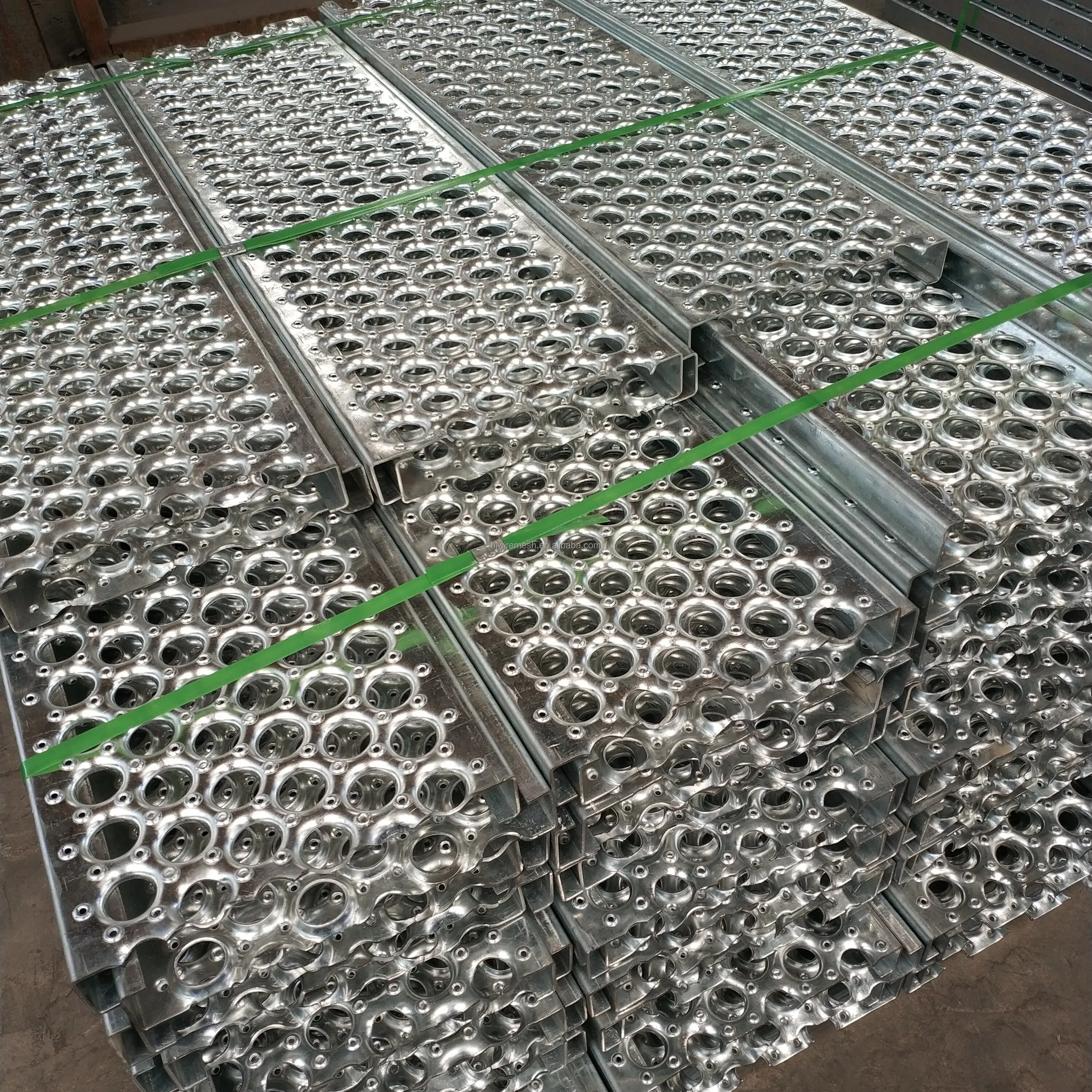 Traction tread plank grating Dimple Perforated metal with Round Hole Anti Skid Plate for Flooring Walkway