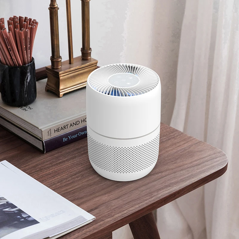 Desktop Portable Photo Catalyst Smart HEPA Filter Personal Home Air Purifier Electric Child Lock Activated Carbon Air Filter 30w