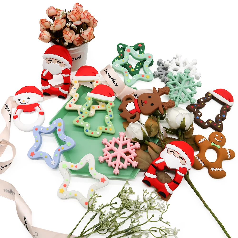 2022 Newborn Food Grade BPA Free Soft Baby Chew Teething Toy Custom Shape Silicone Baby Teethers