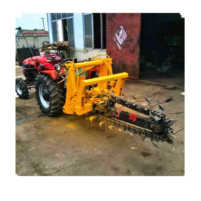 MAYJOY  Wire and cable  chain trencher ditcher trencher attachment /disc trencher tractor mounted( whatsapp008618137186858)