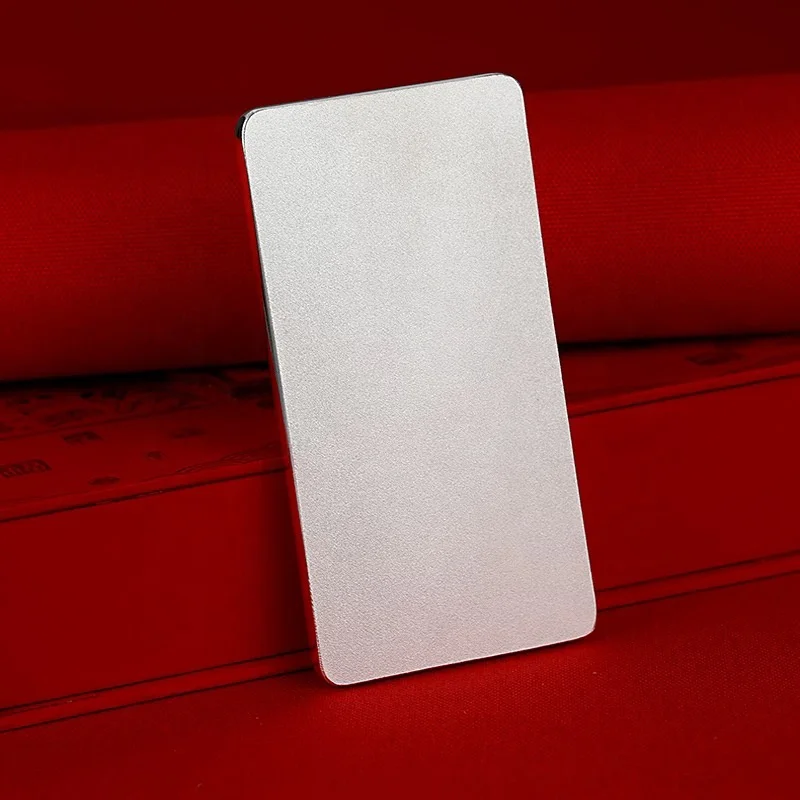 Wholesale Custom Fine Pure Silver Ag 999 1 Oz Bullion Bars with Logo Engraved