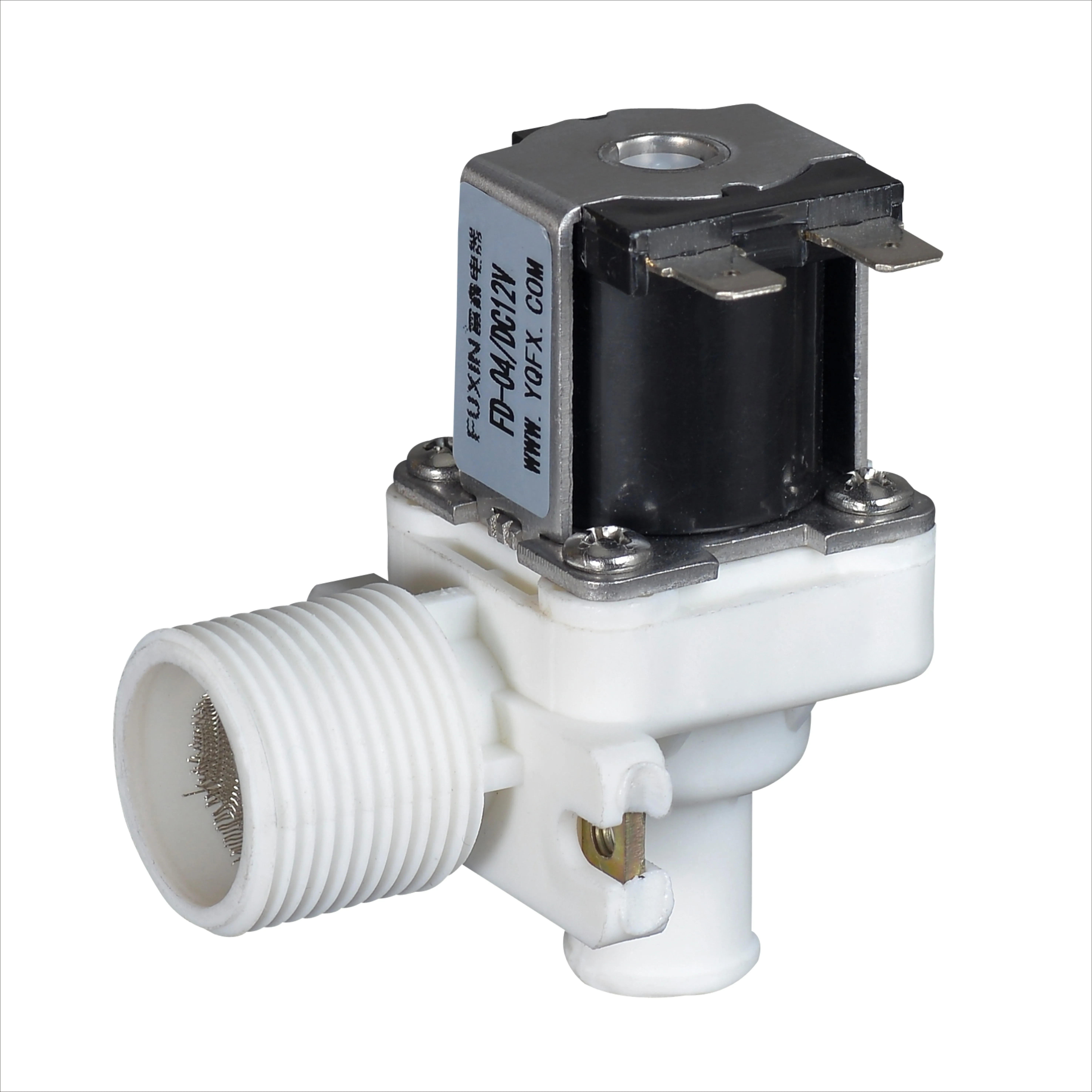 
 AC 220V DC 12V Washing Machine 3/4 Inlet Tube Outlet Water Solenoid Valve Automatic Flow Control Switch  