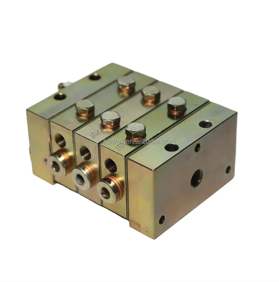DS2 Factory Oil Progressive Lubrication Metering Grease Dispenser Block Device Divider Valve Injector Distributor System