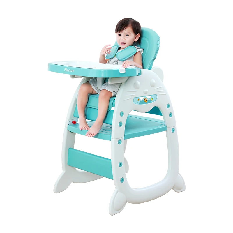 Montasen M-C7002 Kids Feeding Chairs  for kids Foldable multifunction kids dining chairs eating seat high chair table