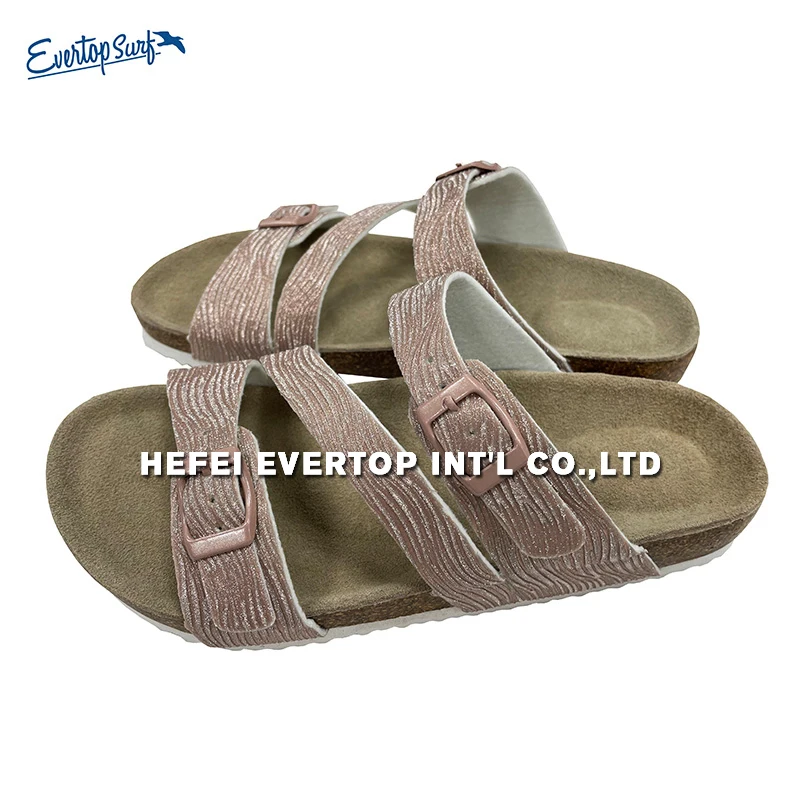 Chinese manufacturer indoor soft slippers non-slippery clogs cork sole slipper