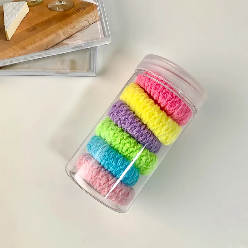 2023 kids hair band personalized 6pcs/set colorful hair rubber band for children kids