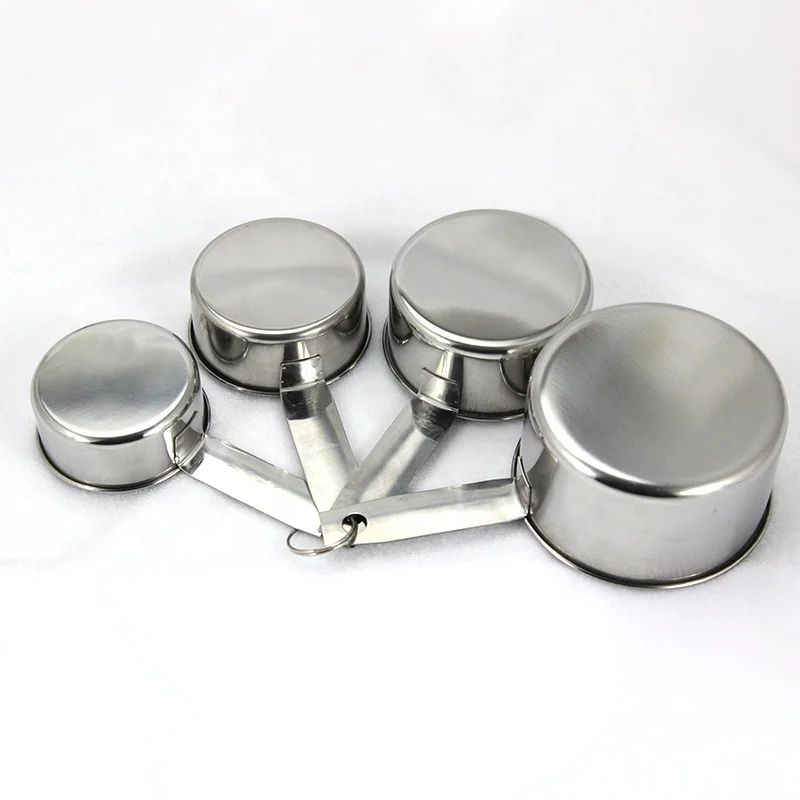 4Pcs Kitchen Baking Accessories Tools Tablespoons Stainless Steel Measuring Cups Set