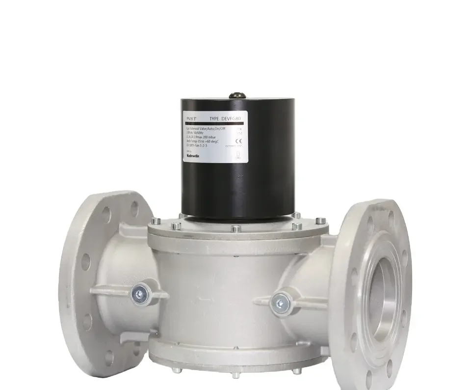 Mass Flow Aluminum Alloy Gas Solenoid Valve Normally Closed