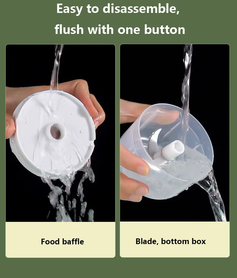 Mini 23w multifunction Mince Meat Grinder USB portable electric Food Mixer 250ml Household Meat Grinders