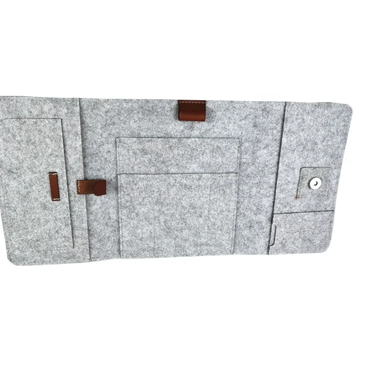 Multi functional Felt School Student Book Cover Felt Daily Travel Office Notebook Pad Cover Pencil Case